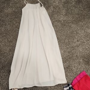 Prologue Cream Sleeveless Sundress Maxi